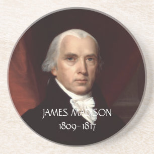 En Grès Dessous de verre de James Madison