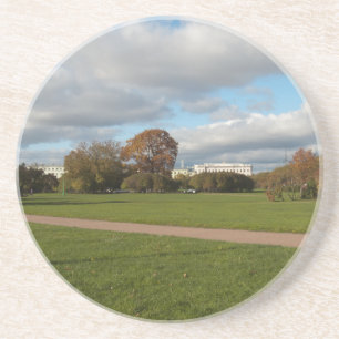 En Grès Dessous de verre de jardin russe de Saint-Pétersbo