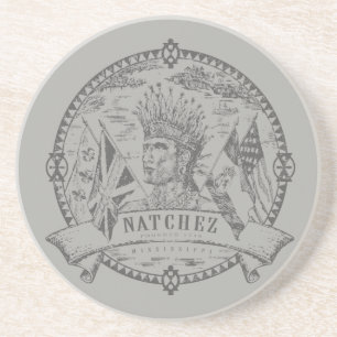 En Grès Dessous de verre de joint de Natchez