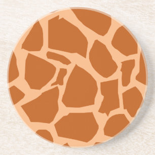 En Grès Dessous de verre de la Giraffe Texture