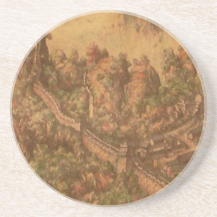 En Grès Dessous de verre de la Grande Muraille