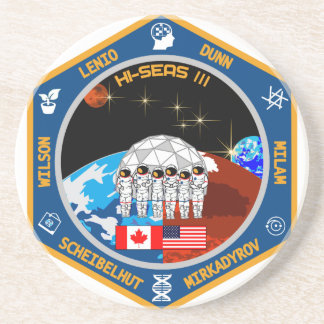 En Grès Dessous de verre de la mission III de HI-SEAS