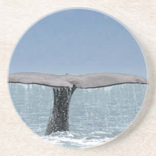 En Grès Dessous de verre de la queue de la baleine