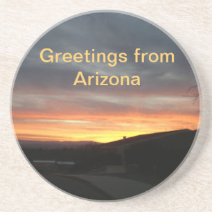 En Grès Dessous de verre de l'Arizona