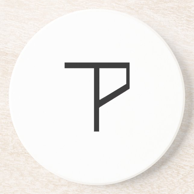 En Grès Dessous de verre de logo de Fed (Devant)