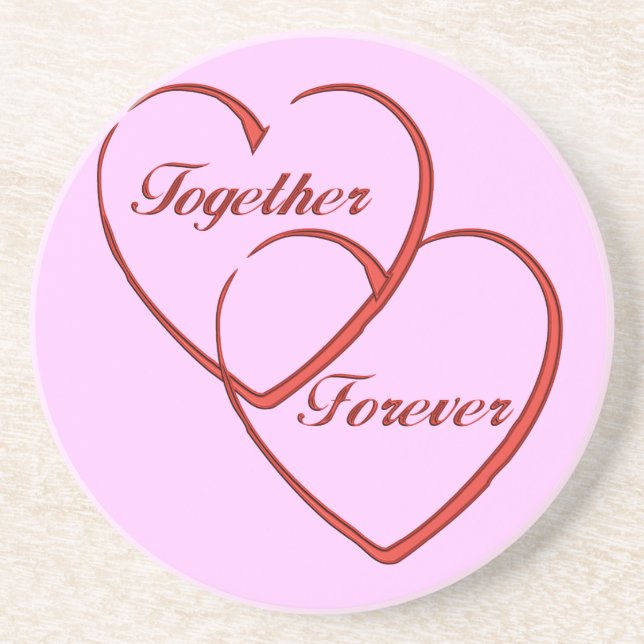 En Grès Dessous de verre de mariage Réception de mariage (Devant)