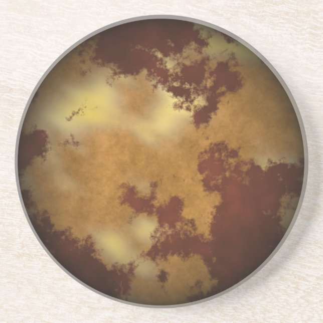 En Grès Dessous de verre de Mars (Devant)