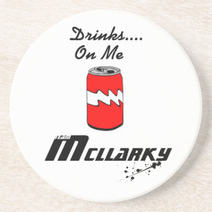En Grès Dessous de verre de McLlarky d'équipe