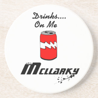 En Grès Dessous de verre de McLlarky d'équipe