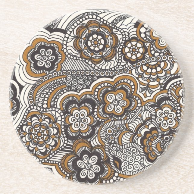 En Grès Dessous de verre de moka (Devant)