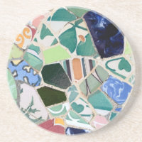 Dessous de verre de mosaïques de Park Guell