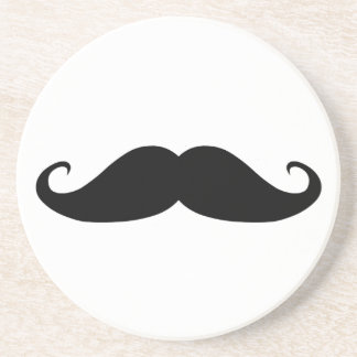 En Grès Dessous de verre de moustache !