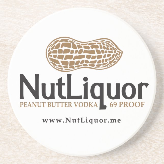 En Grès Dessous de verre de NutLiquor (Devant)
