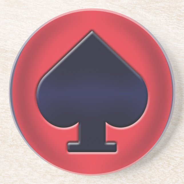 En Grès Dessous de verre de pelle (Devant)