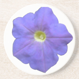 En Grès Dessous de verre de Petunia bleu