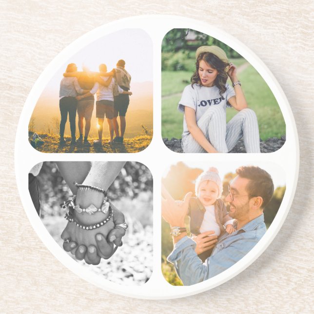 En Grès Dessous de verre de pierre Vos 4 Photos (Devant)