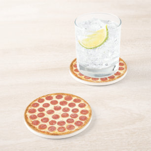 En Grès Dessous de verre de pizza