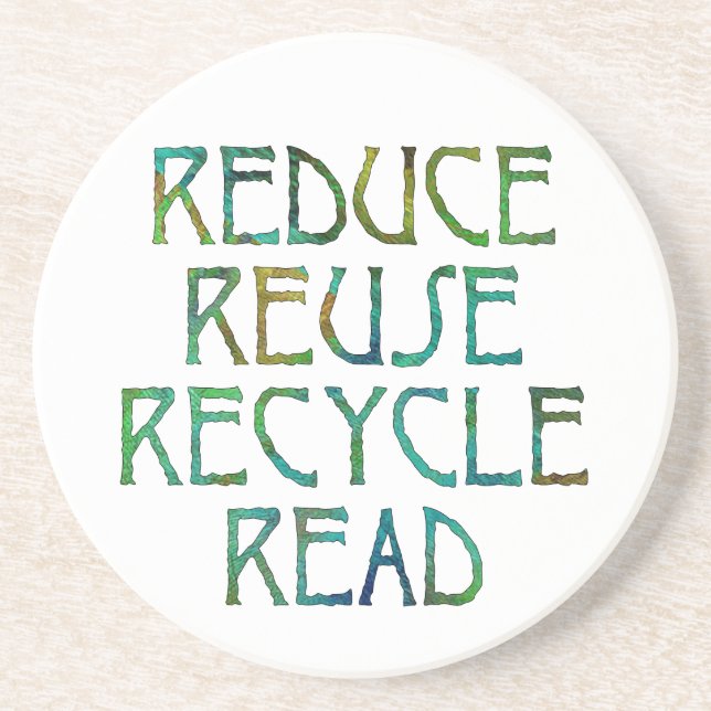 En Grès Dessous de verre de quatre Rs (Devant)