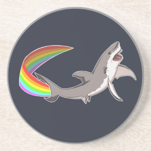 En Grès Dessous de verre de requin de Nyan