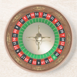 En Grès Dessous de verre de roulette