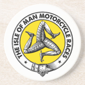 En Grès Dessous de verre de Sandstone de l'île de Man