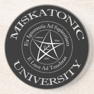 En Grès Dessous de verre de Sandstone de l'Université Mis