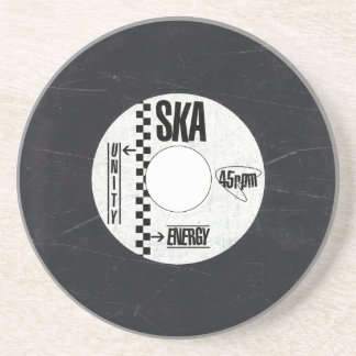 En Grès Dessous de verre de Ska - disque de Ska