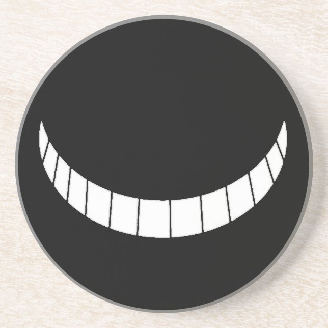 En Grès Dessous de verre de sourire de Cheshire (Devant)