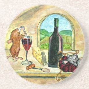 En Grès Dessous de verre de souris