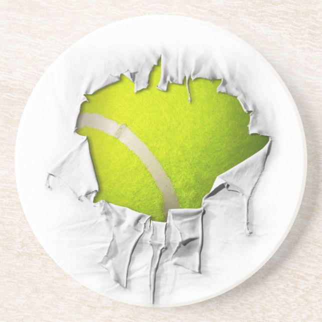 En Grès Dessous de verre de tennis Torn (Devant)