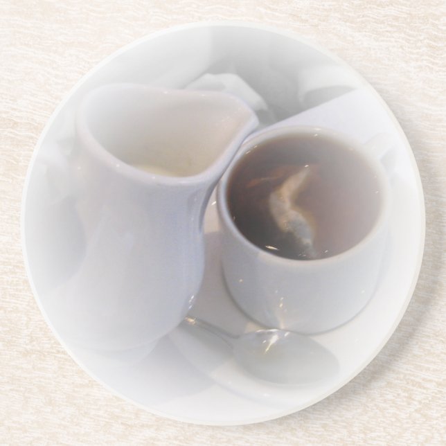 En Grès Dessous de verre de thé de Londres (Devant)