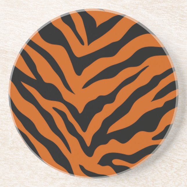 En Grès Dessous de verre de tigre (Devant)