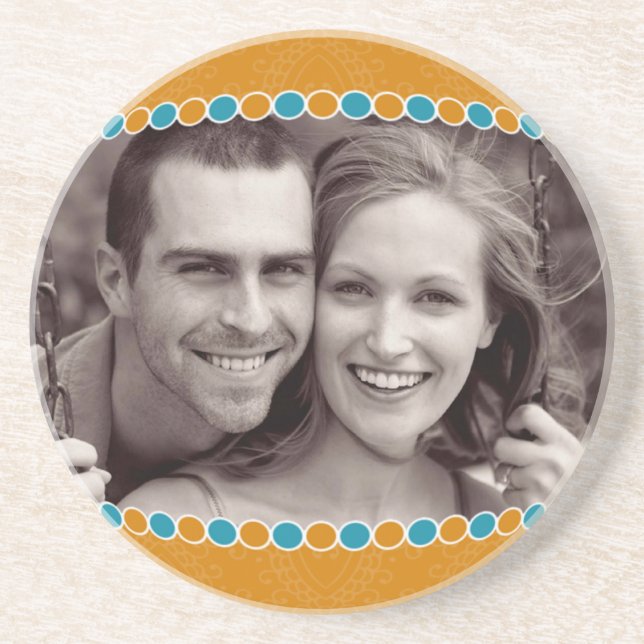 En Grès Dessous de verre de vacances photo (Devant)