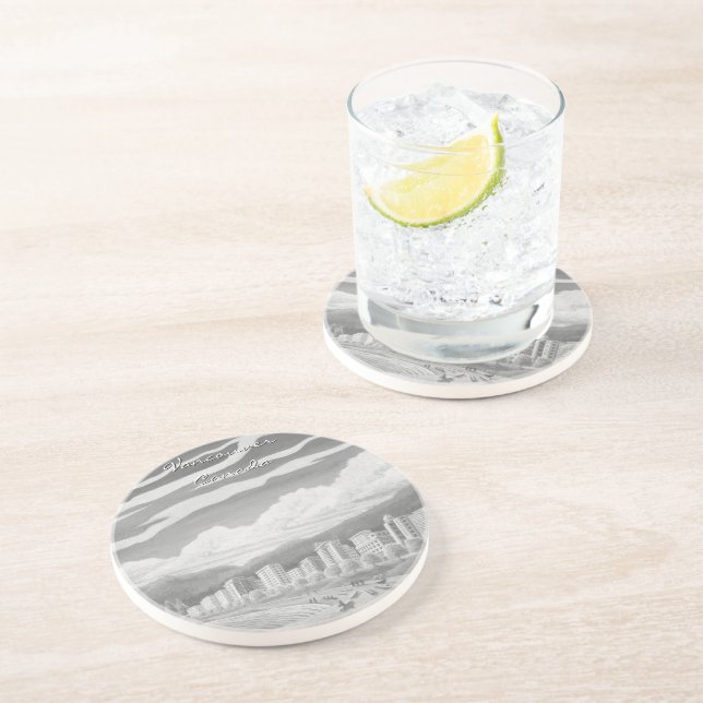 En Grès Dessous de verre de Vancouver Dessous de verre de  (Côté)