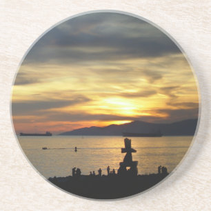 En Grès Dessous de verre de Vancouver Inukshuk Vancouver S