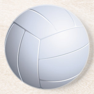 En Grès Dessous de verre de volleyball
