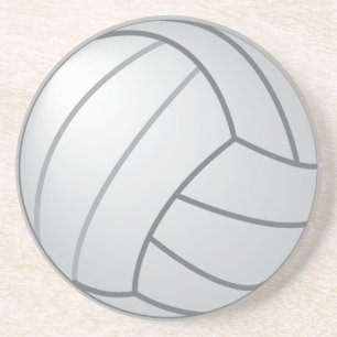 En Grès Dessous de verre de volleyball