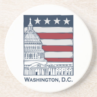 En Grès Dessous de verre de Washington DC