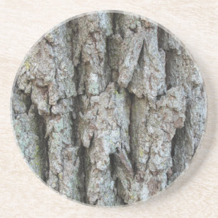 En Grès Dessous de verre d'écorce d'arbre