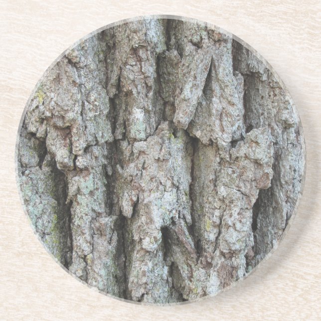 En Grès Dessous de verre d'écorce d'arbre (Devant)