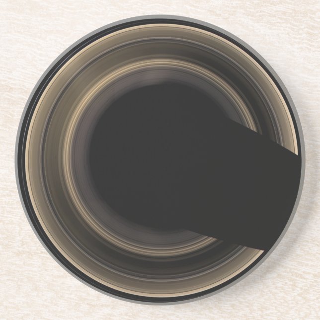 En Grès Dessous de verre des anneaux de Saturn (Devant)