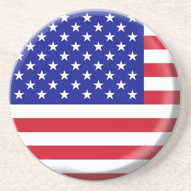 En Grès Dessous de verre des Etats-Unis (Devant)