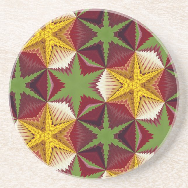 En Grès Dessous de verre des étoiles (Devant)