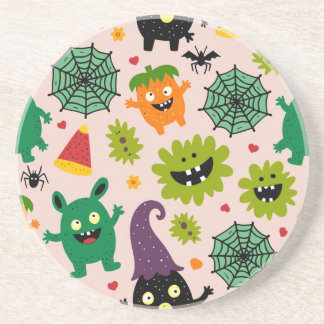 En Grès Dessous de verre d'Halloween