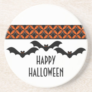 En Grès Dessous de verre d'Halloween de Glam Bats dans le 