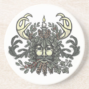 En Grès Dessous de verre d'Hiver-Greenman
