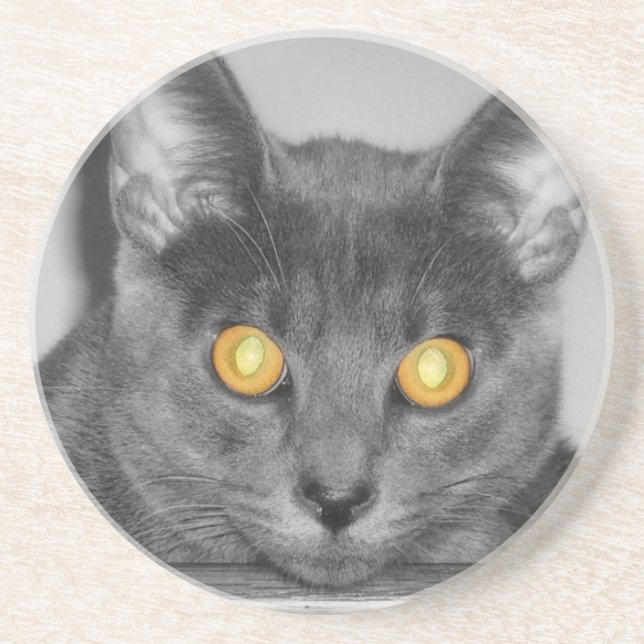 En Grès Dessous de verre d'or Dusky (Devant)