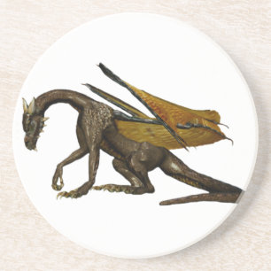 En Grès Dessous de verre Dragon