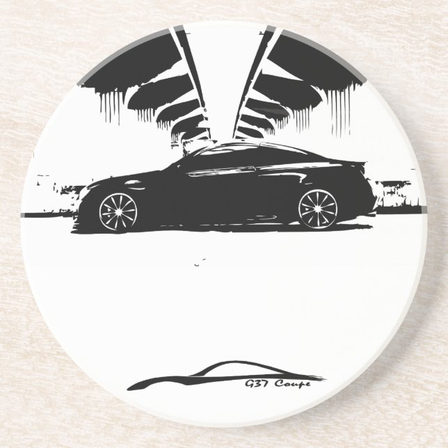 En Grès Dessous de verre du coupé G37 (Devant)