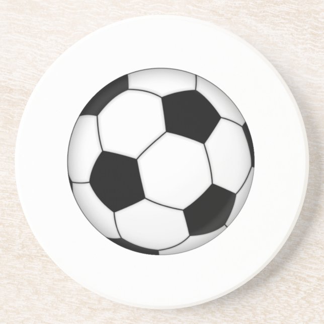En Grès dessous de verre du football (Devant)